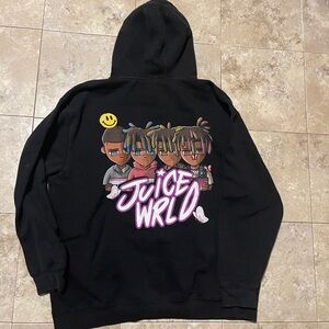 Juice WRLD Black Graphic Hoodie